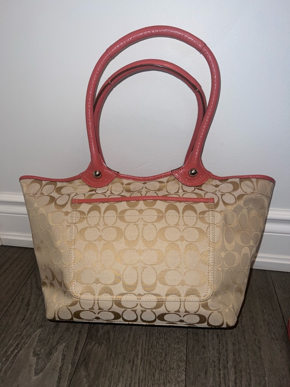 🌺 Coach Bleecker Signature Floral Appliqué Tote - Picture 10 of 16
